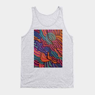 Fall Sunset Colorscape Tank Top